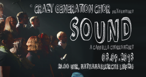 Plakat Chorkonzert Sound